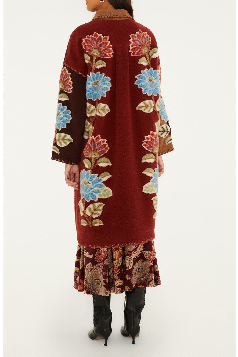 Mixed Delhi Floral Midi Dress, Alternate, color, DELHI FLORAL MIXED