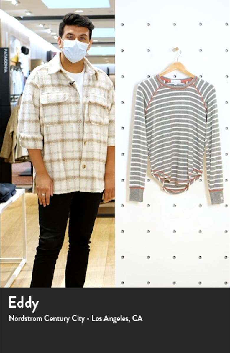 Joyful Stripe Pajama Top, sales video thumbnail