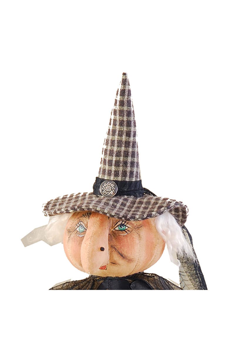 Gallerie II Naomi Witch Large Folk Art Halloween Figurine Doll 23", Alternate, color, Black