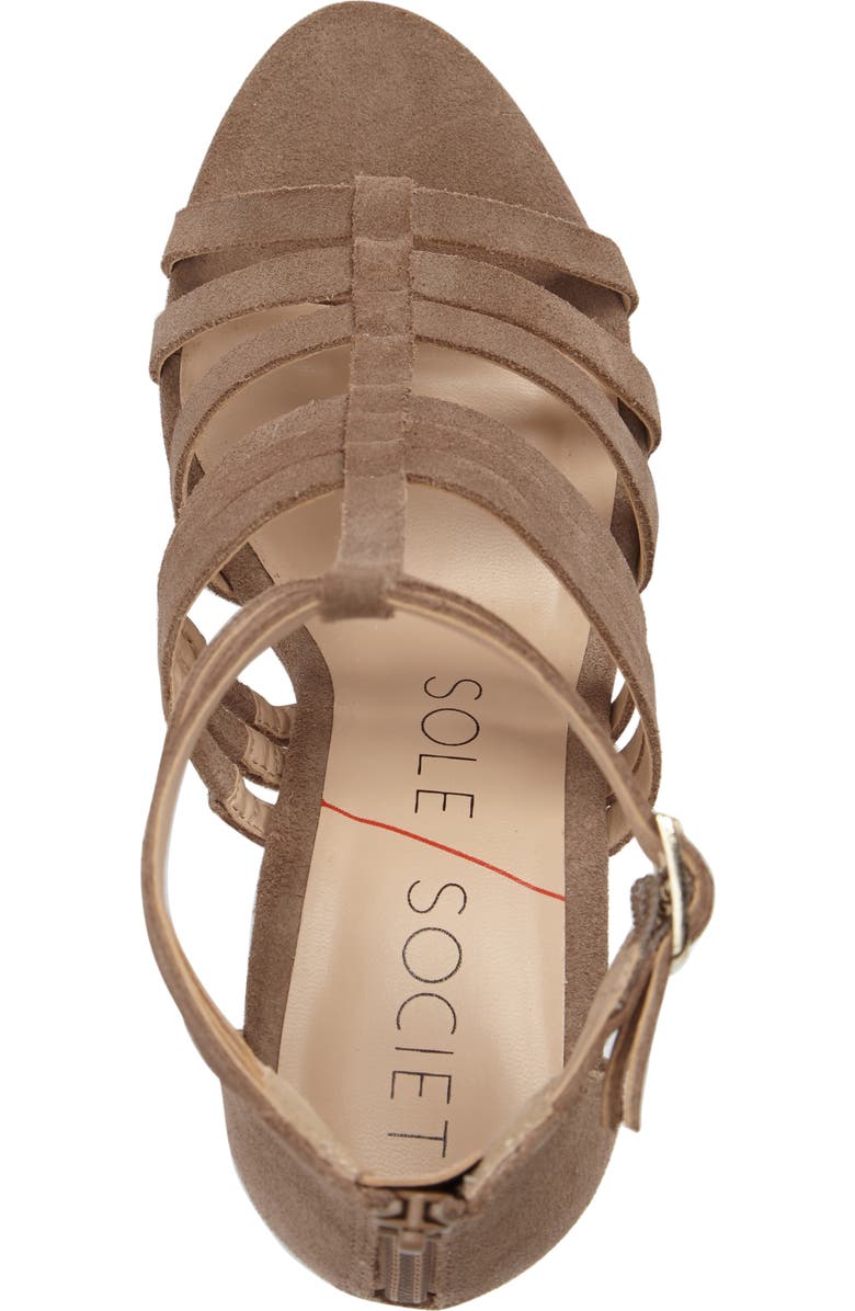 Sole Society 'Elise' Gladiator Sandal, Alternate, color,