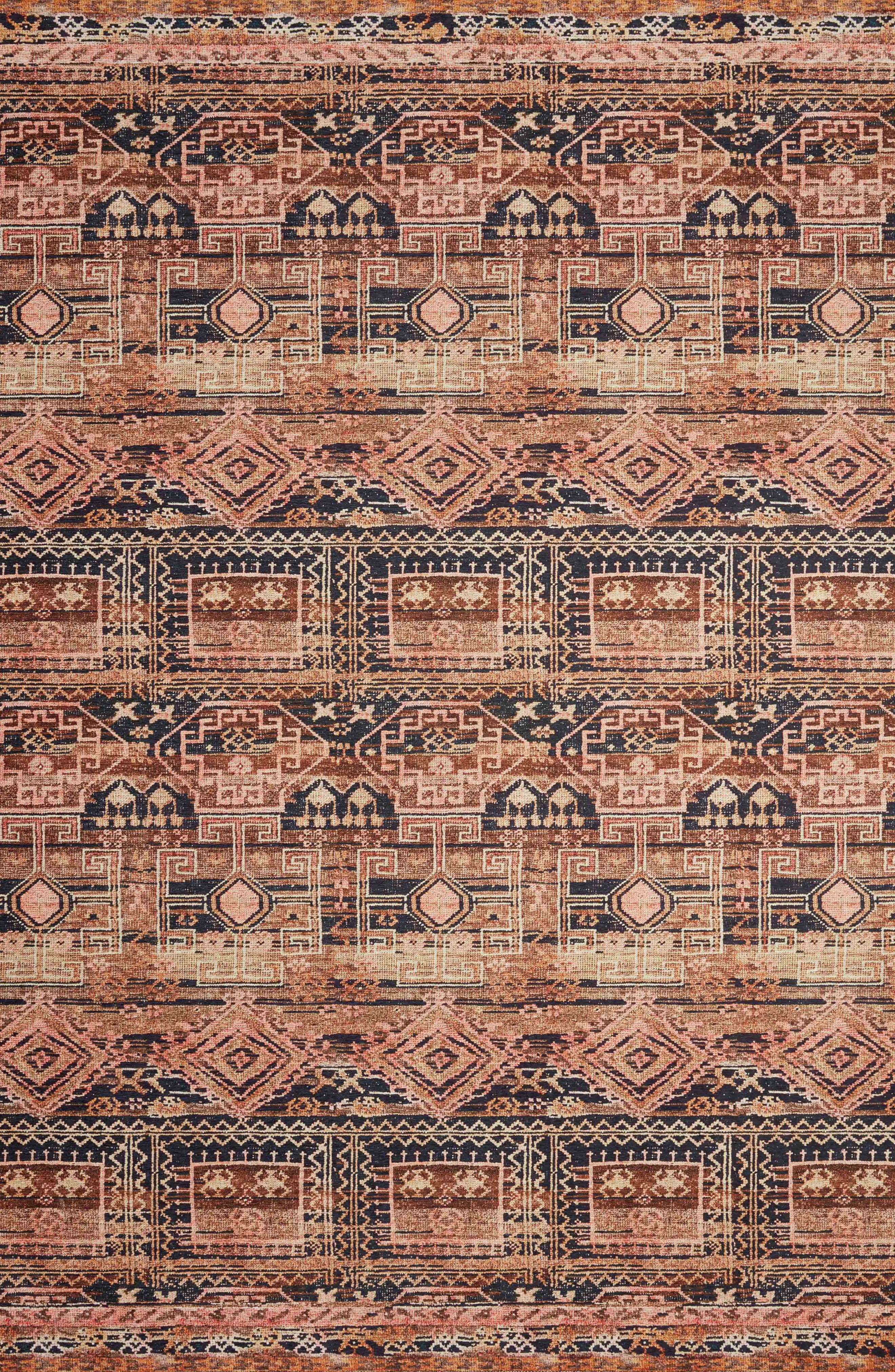 LOLOI II Layla Rug - Mocha/Blush