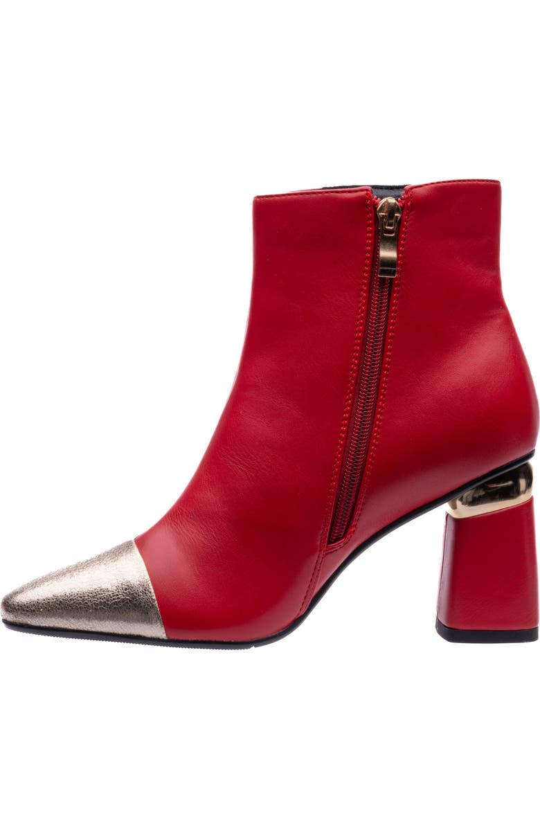 NINETY UNION Two-Tone Bootie, Alternate, color, Red