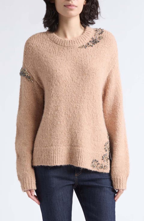 Crystal Lilliana Crewneck Sweater