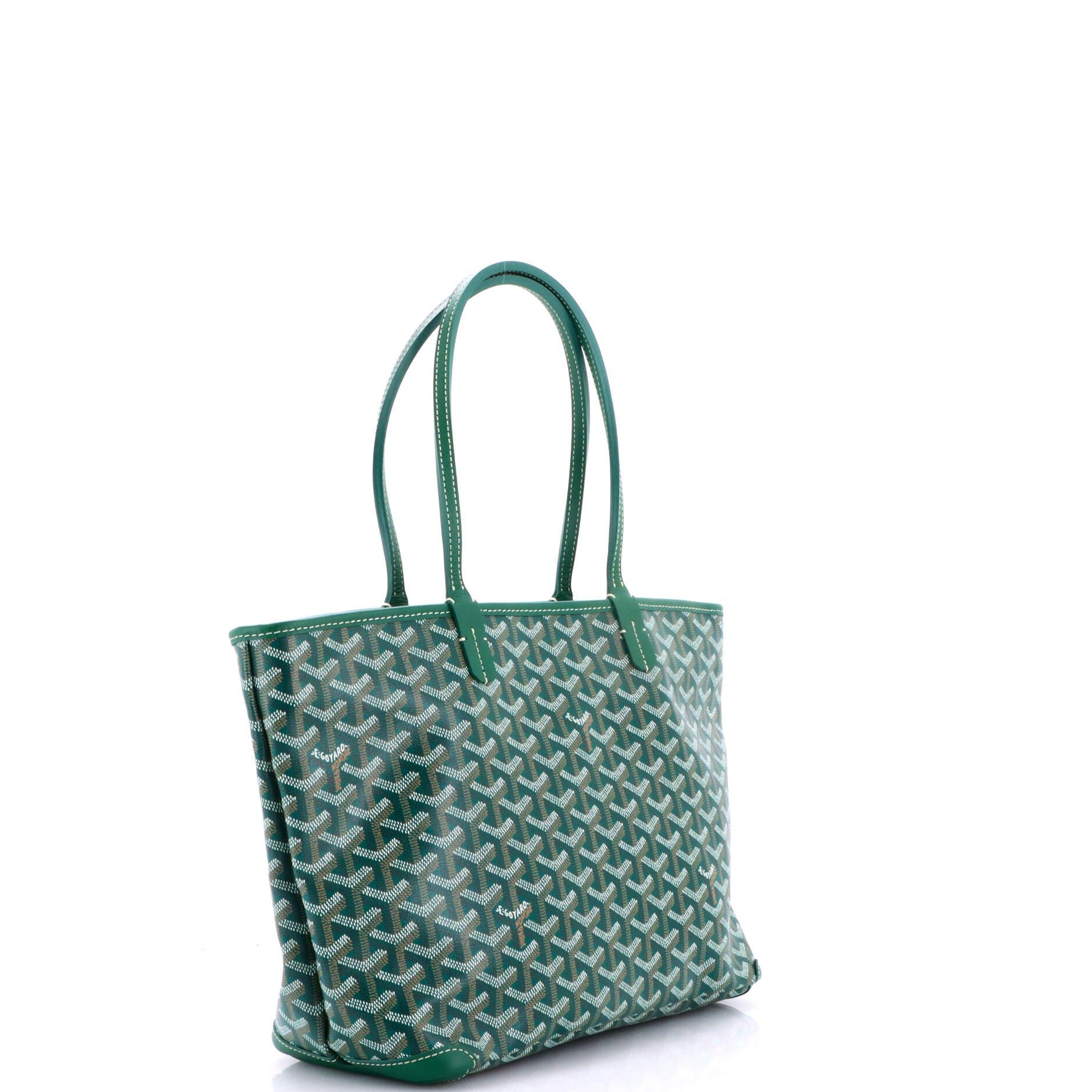 Pre-Owned Goyard Artois Tote Coated Canvas PM, Alternate, color, Green