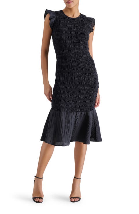 Petra Smocked Ruffle Dress