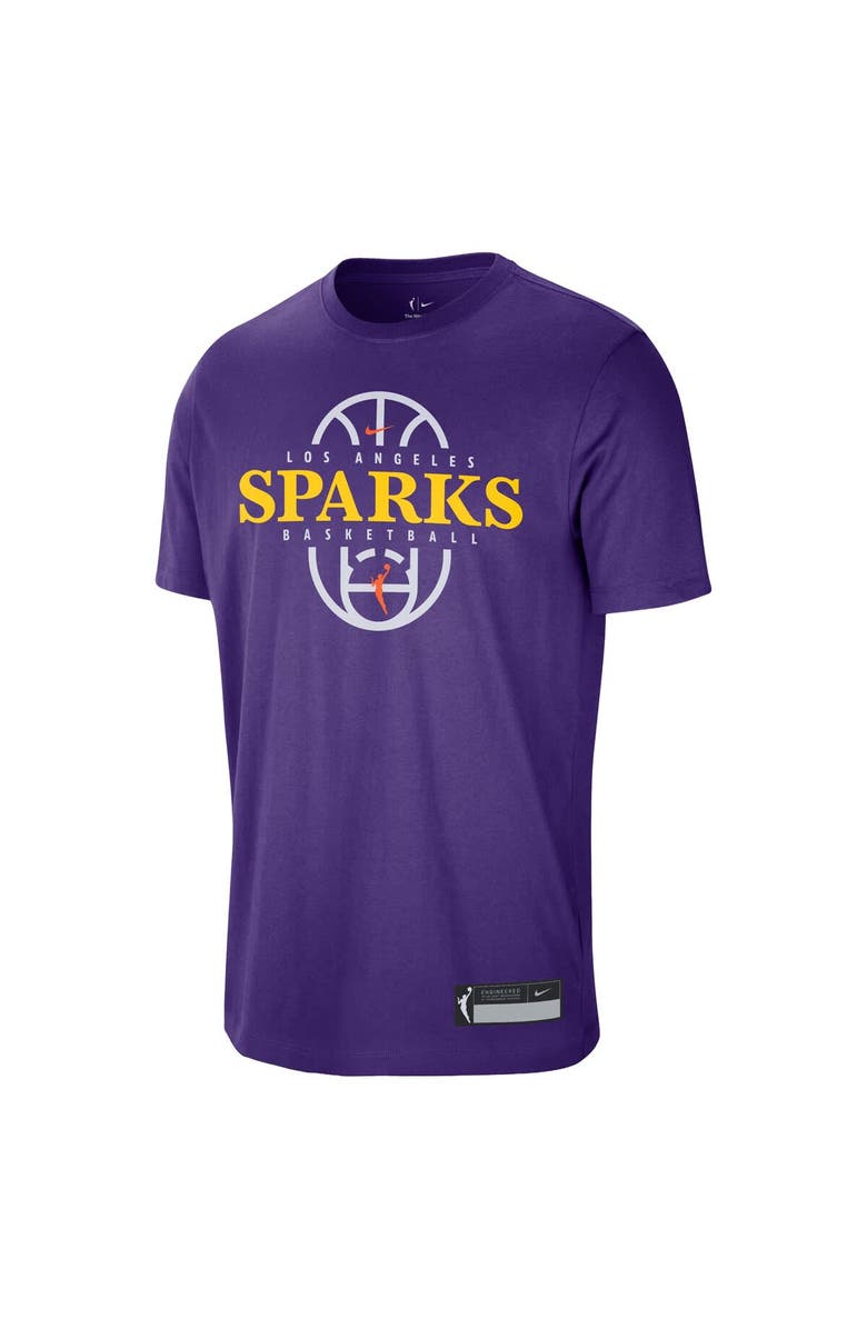 Nike Unisex Nike Purple Los Angeles Sparks 2026 On-Court Authentic Practice Premium T-Shirt, Alternate, color, Purple