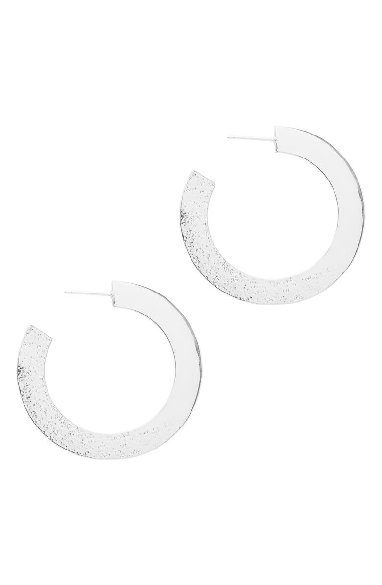 gorjana Shaye Flat Hoops, Main, color, 