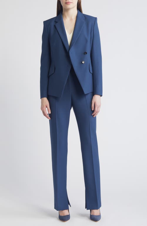 Hugo Boss Boss Jatawa Asymmetric Blazer In Insignia Blue