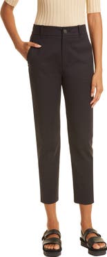 Vince Cotton Blend Cigarette Trousers
