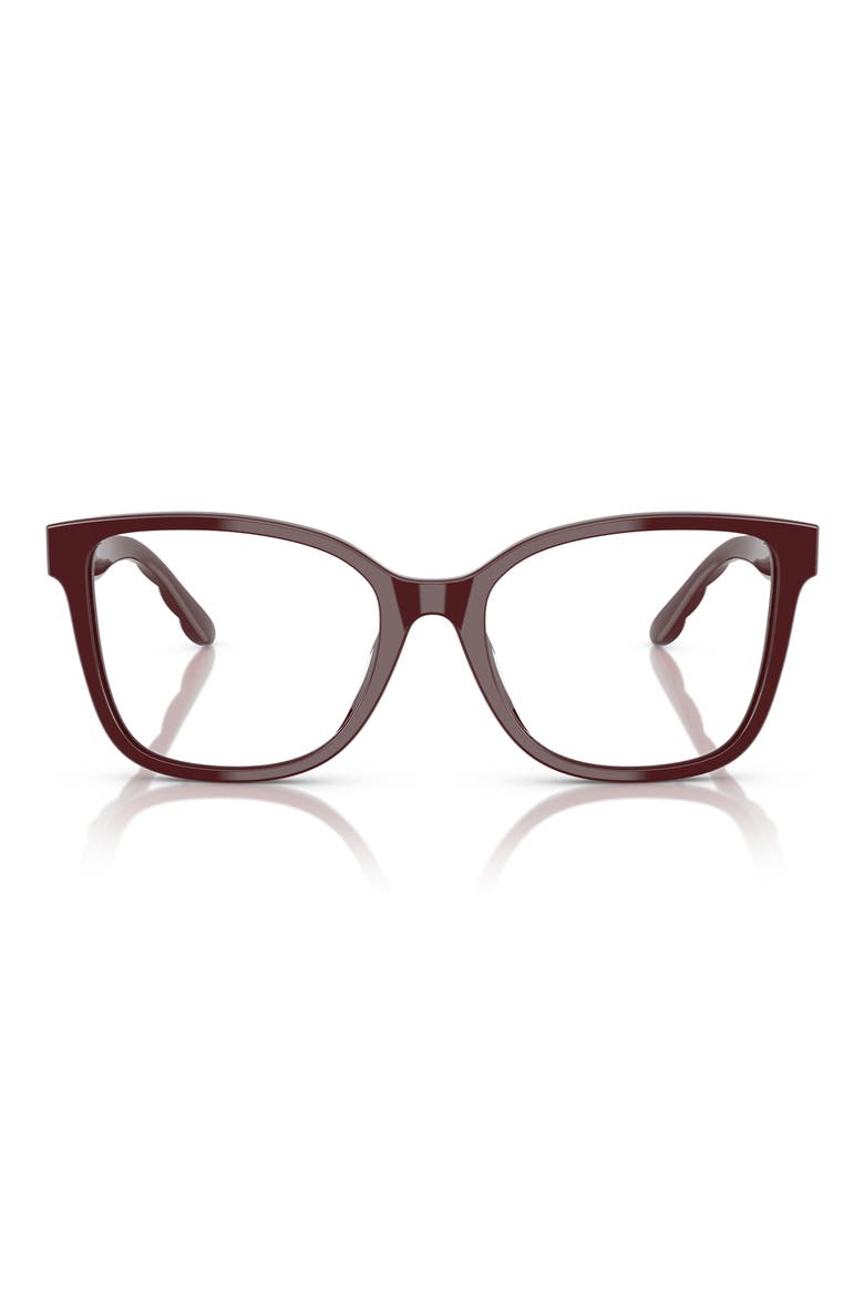 55mm Oval Optical Glasses, Main, color, RED