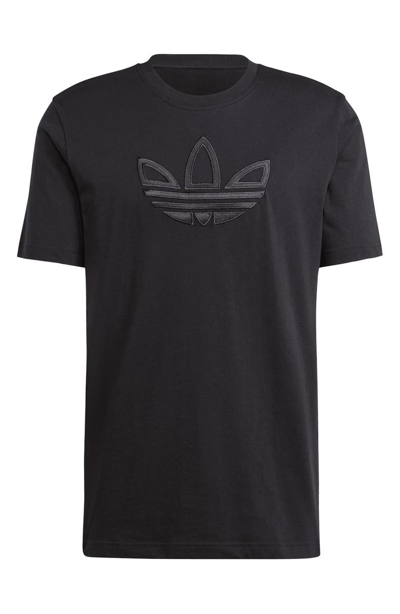 adidas Originals Outlined Trefoil Appliqué T-Shirt, Main, color, 