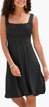 LASCANA Women's Flare Tank Dress