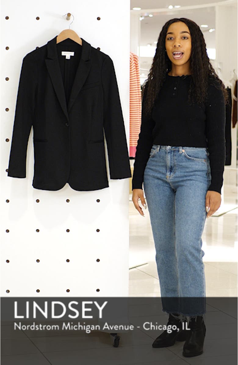 Long Knit Blazer, sales video thumbnail