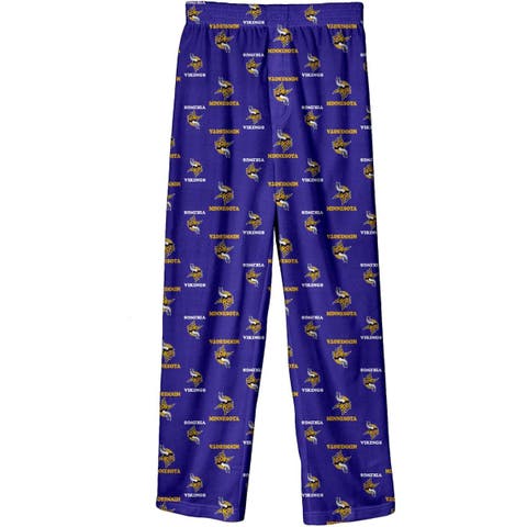 Youth Purple Minnesota Vikings Team-Colored Printed Pajama Pants