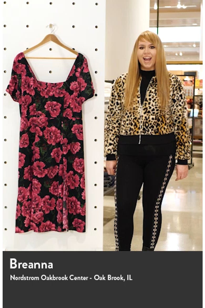 Floral Square Neck Maxi Dress video