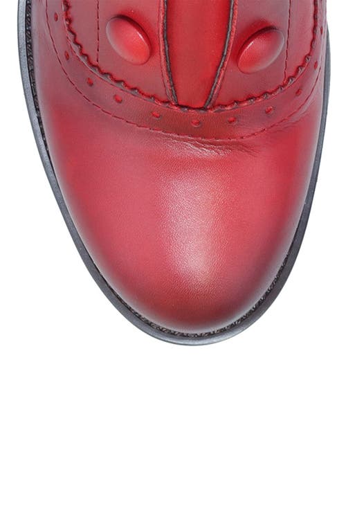 Miz Mooz Jozie Bootie In Red Antique