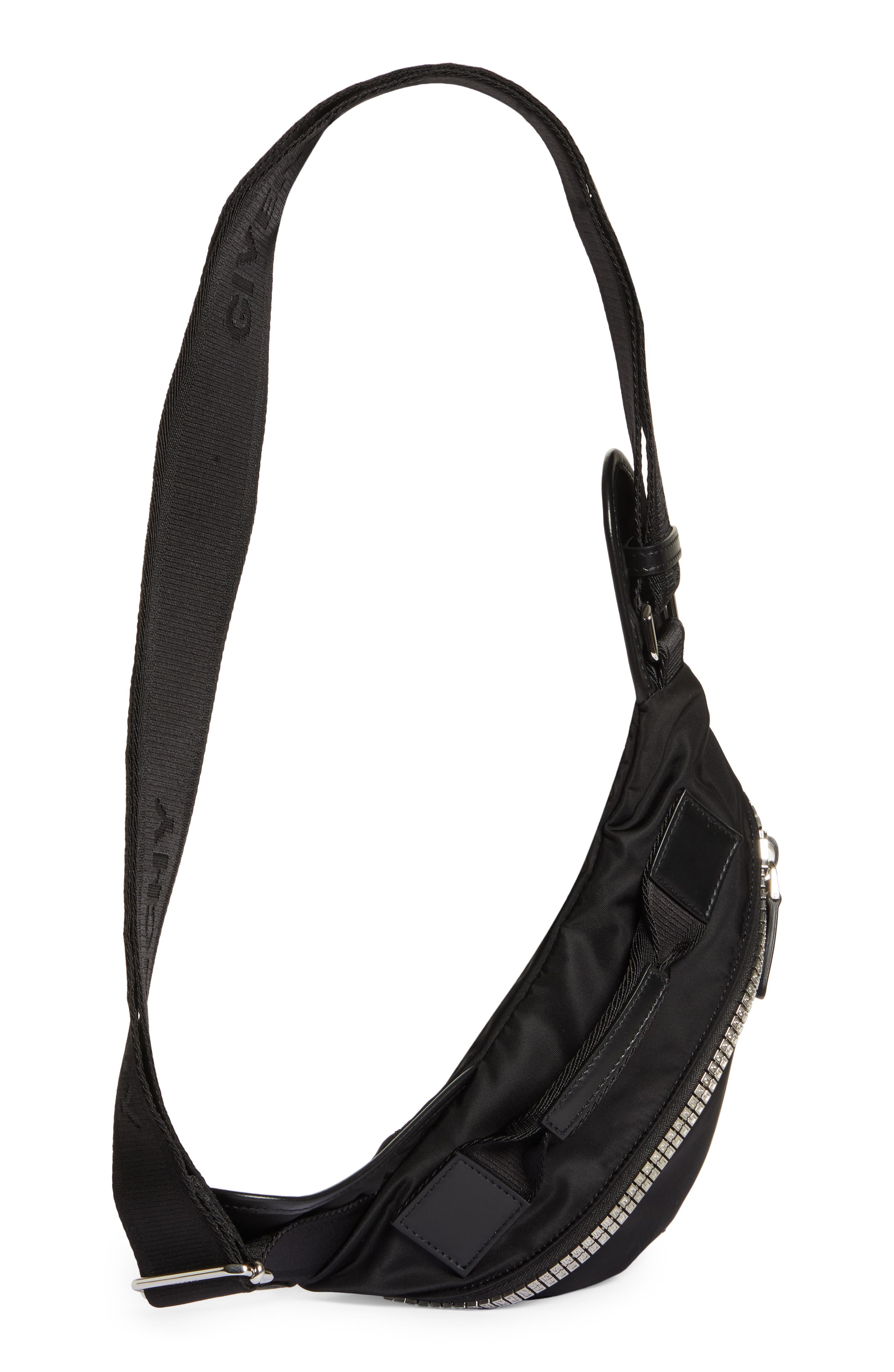 Givenchy Small G-Zip Triangle Sling Backpack, Alternate, color, 