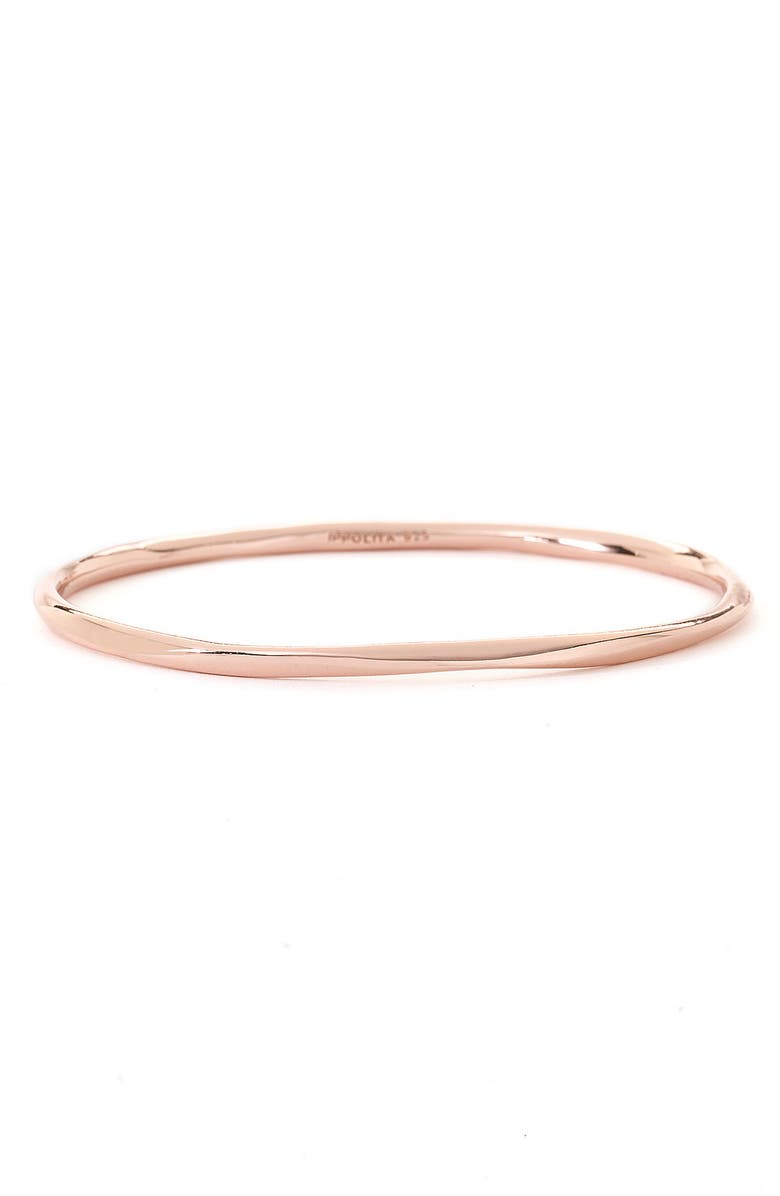 Ippolita 'Shiny Squiggle' Sterling Silver Bangle, Main, color, 
