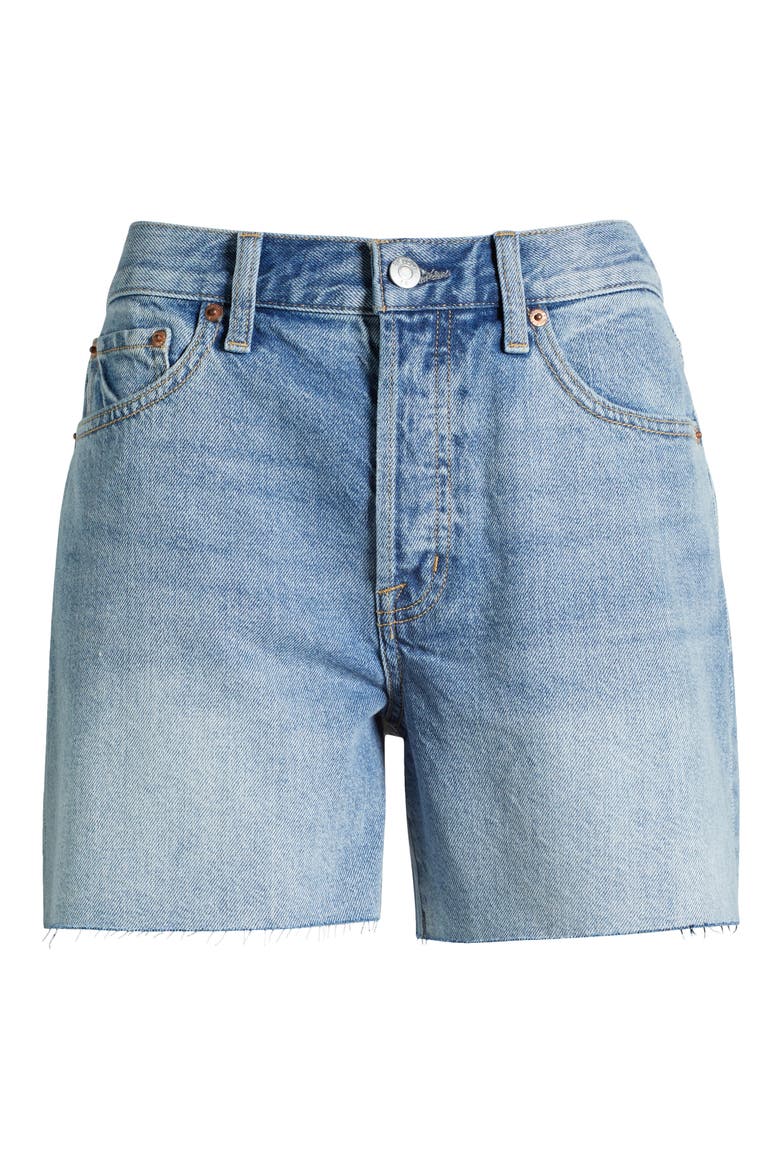 Andie High Waist Denim Cutoff Shorts, Alternate, color, NOTION