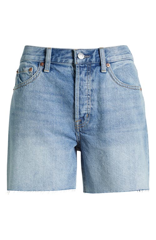 Pistola Andie High Waist Denim Cutoff Shorts In Notion