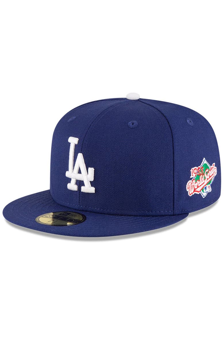 Men's New Era Navy Los Angeles Dodgers 1988 World Series Wool 59FIFTY Fitted Hat, Main, color, Navy