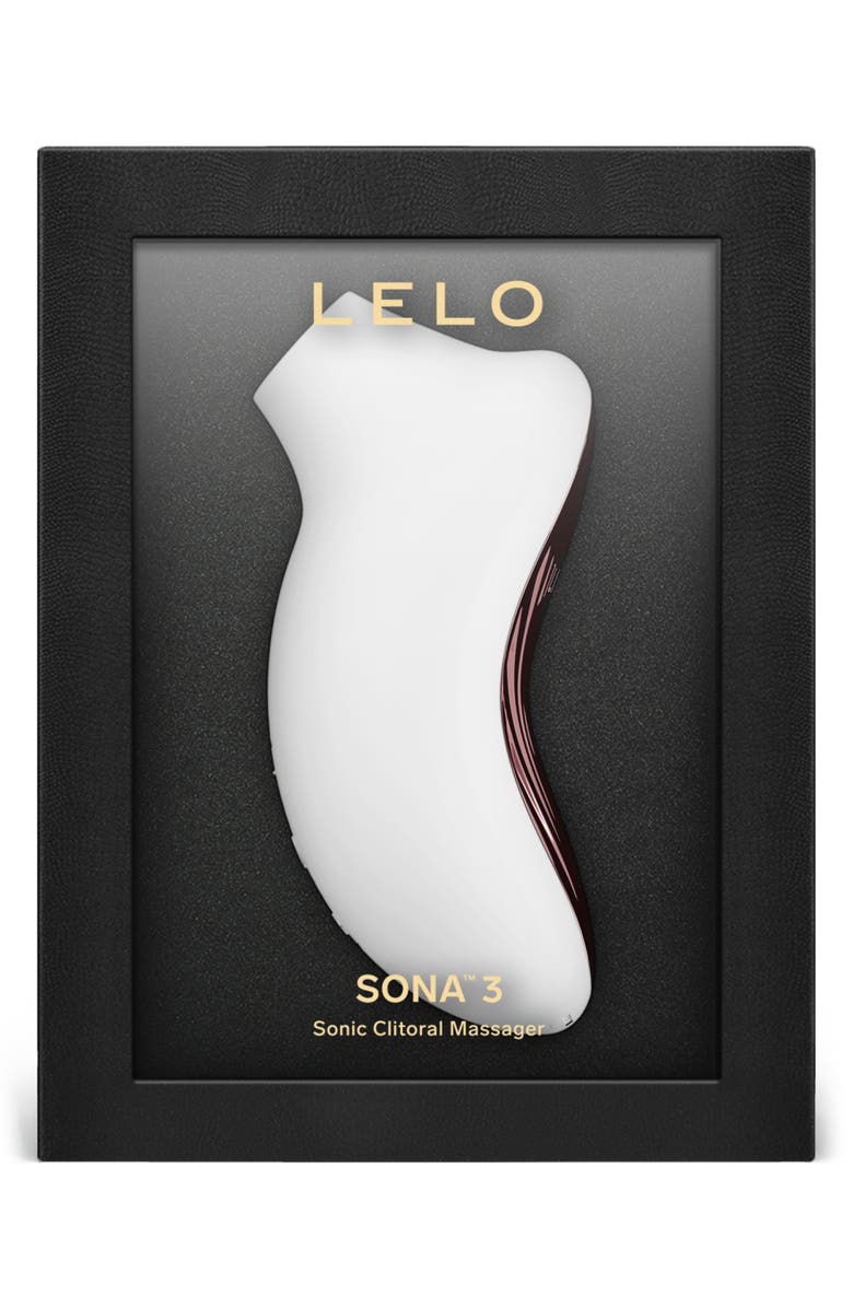 LELO SONA 3 Clitoral Stimulator, Alternate, color, White