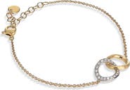 Marco Bicego Delicati 18K Yellow & White Gold Diamond Link Bracelet