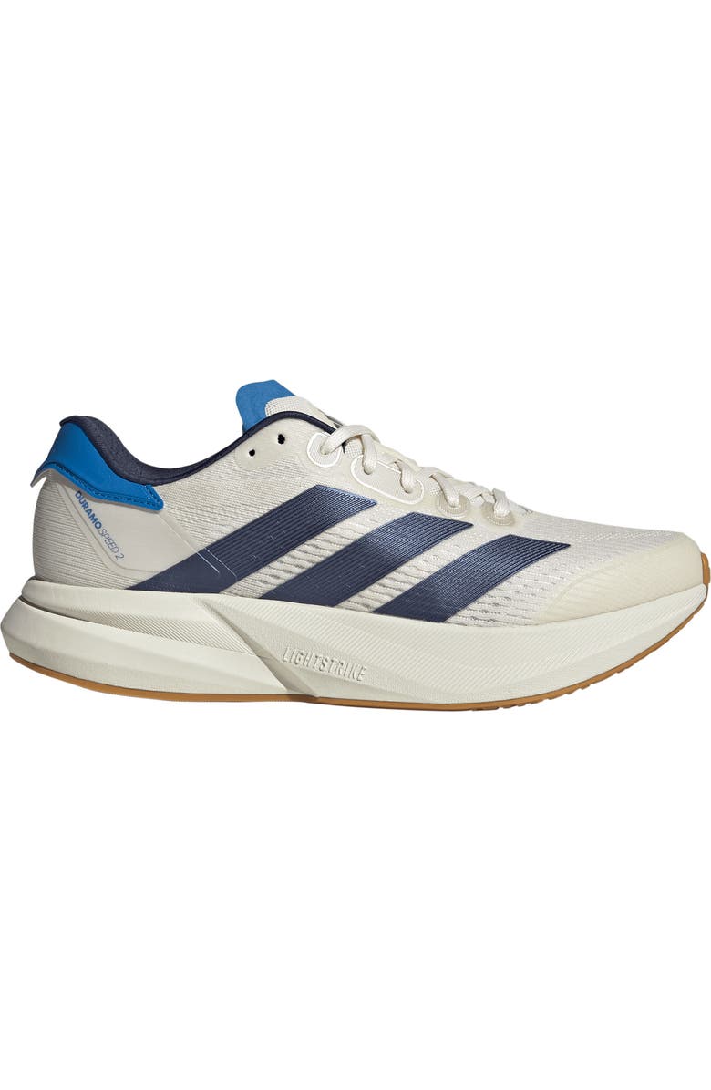 adidas Duramo Speed 2 Sneaker, Alternate, color, Chalk White/ Navy/ Ray Blue