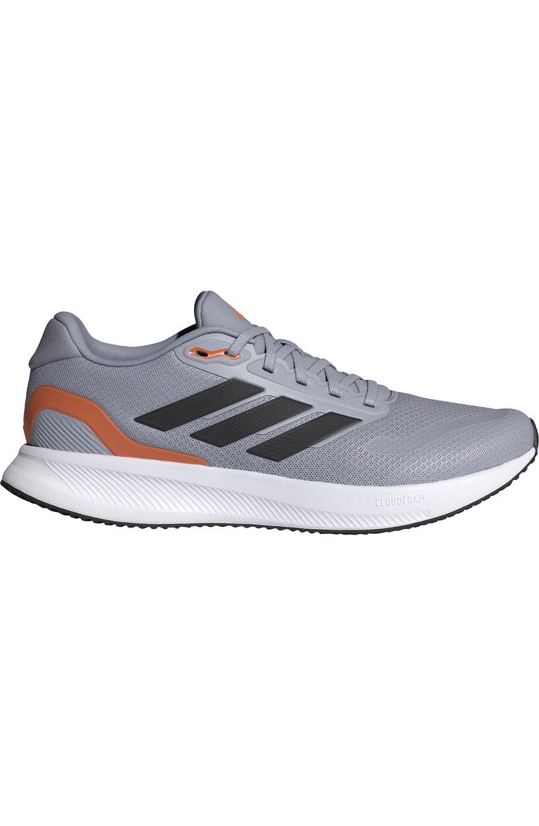 adidas Run Falcon 5 Running Shoe, Alternate, color, Silver/ Core Black/ Orange