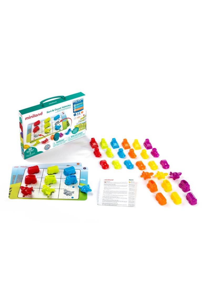 Sort & Count Vehicles, Main, color, Blue Multi