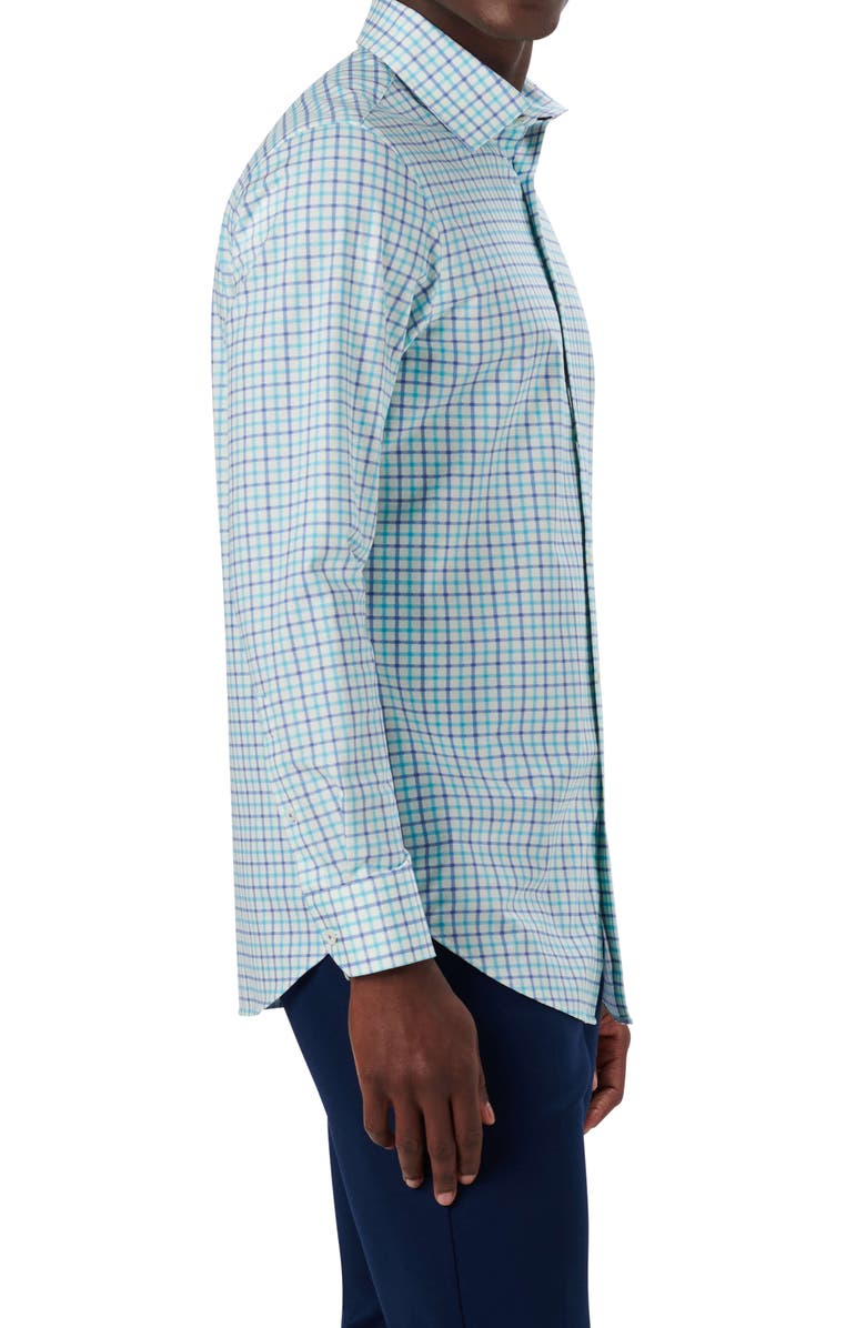 Bugatchi OoohCotton<sup>®</sup> Check Button-Up Shirt, Alternate, color,