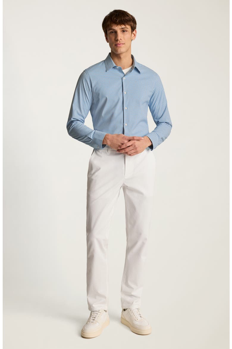 Raleigh Gingham Performance Button Down Shirt, Alternate, color, BLUE RALEIGH GINGHAM