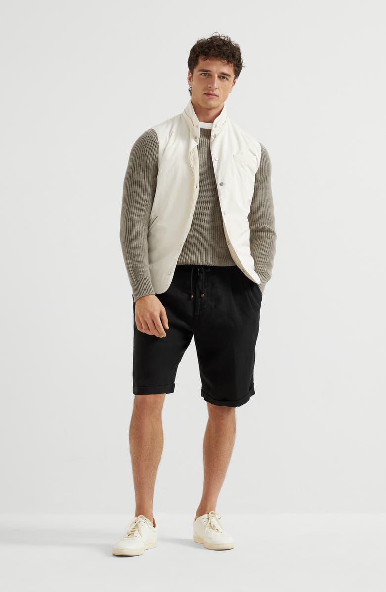 Brunello Cucinelli Bermuda shorts with drawstring, Alternate, color, 