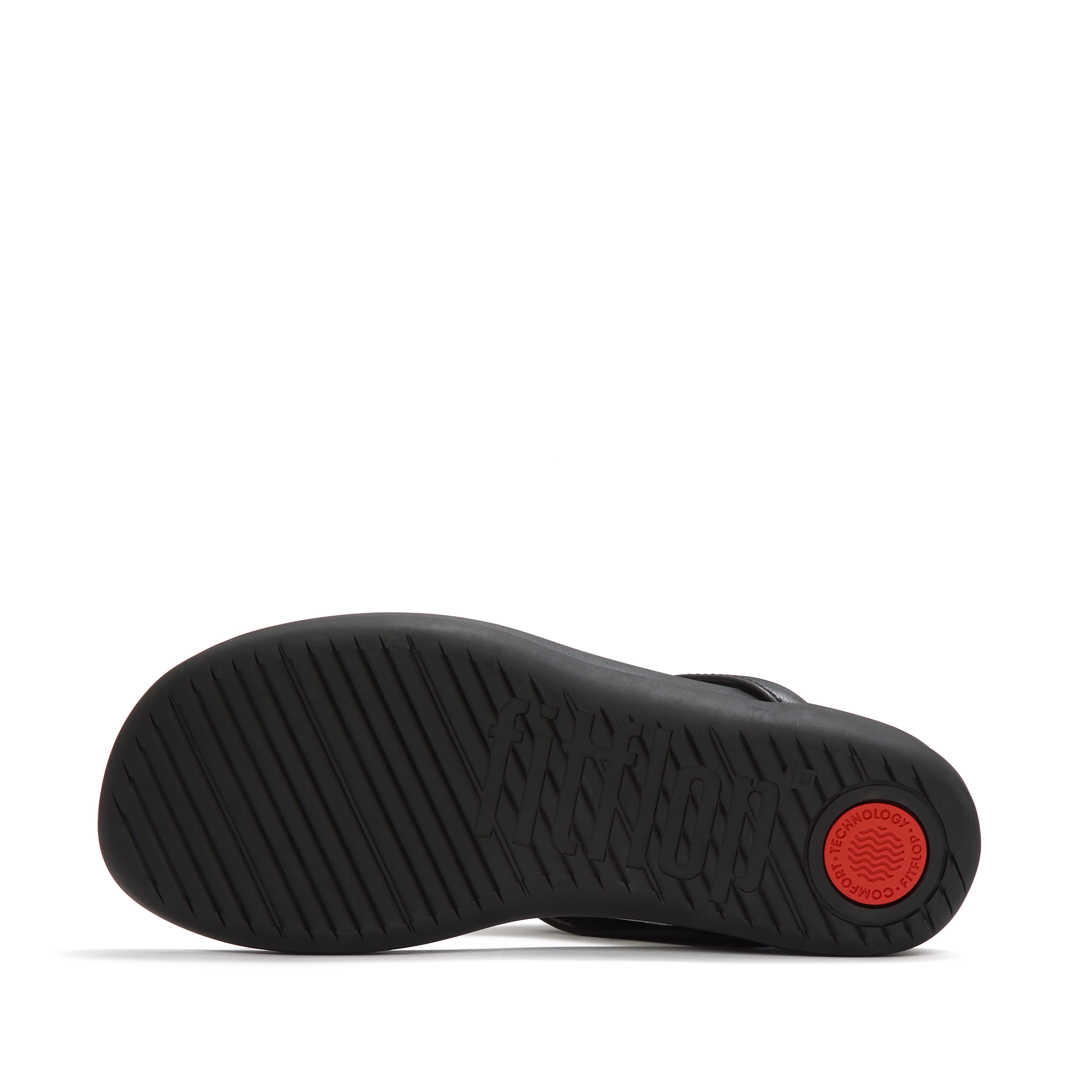 Solay Glossy-Disc Toe-Post, Alternate, color, Black