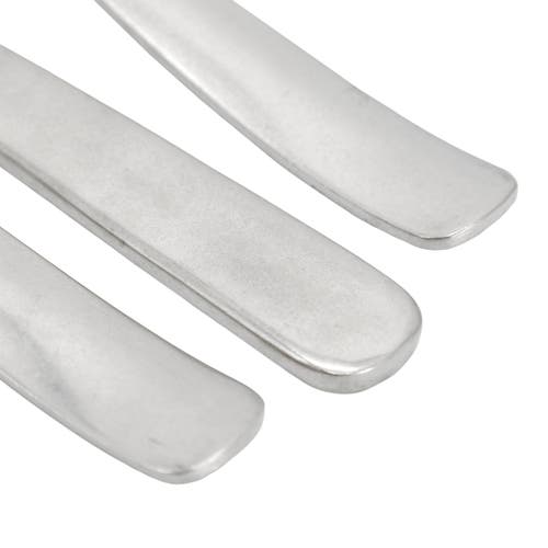 Gibson Home Hulton 20 Piece Stainless Steel Flatware Set In Silver