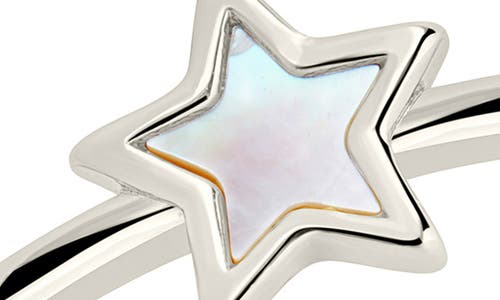 Sterling Forever Bez Mother Of Pearl Star Ring