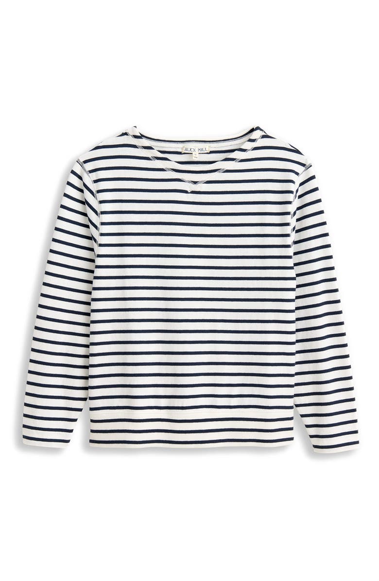 Alex Mill Lakeside Stripe Crewneck Top, Alternate, color,