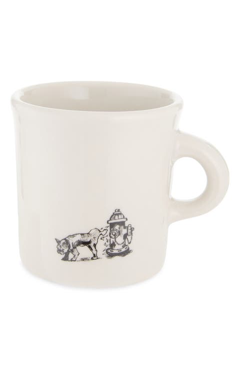 NYC Toile Liberty Dog Mug