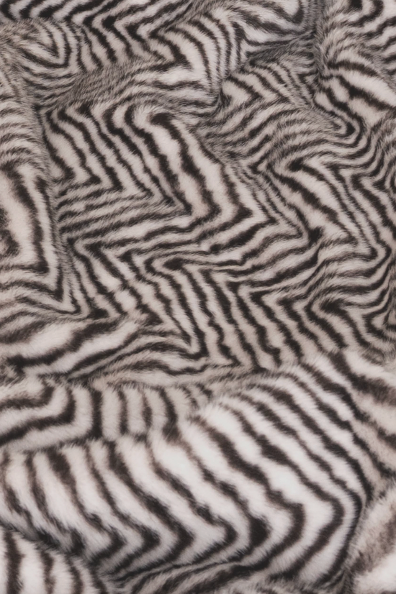 San Diego Safari Faux Fur Throw Blanket, Alternate, color, Zebra