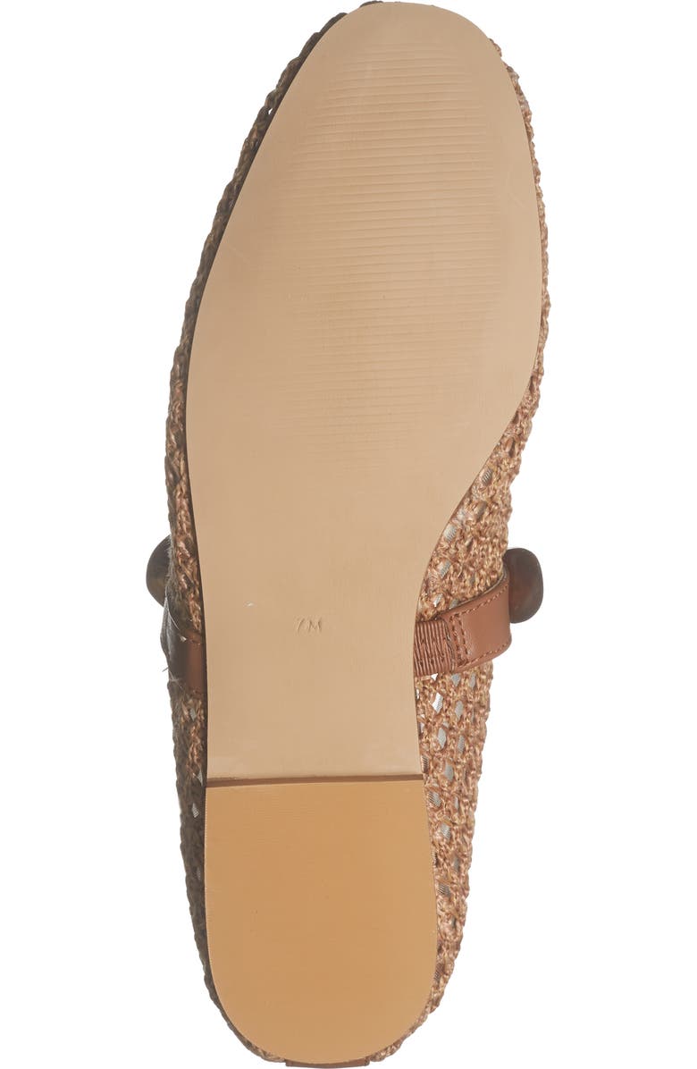 Steve Madden Poppin Flat, Alternate, color, Brown Raffia