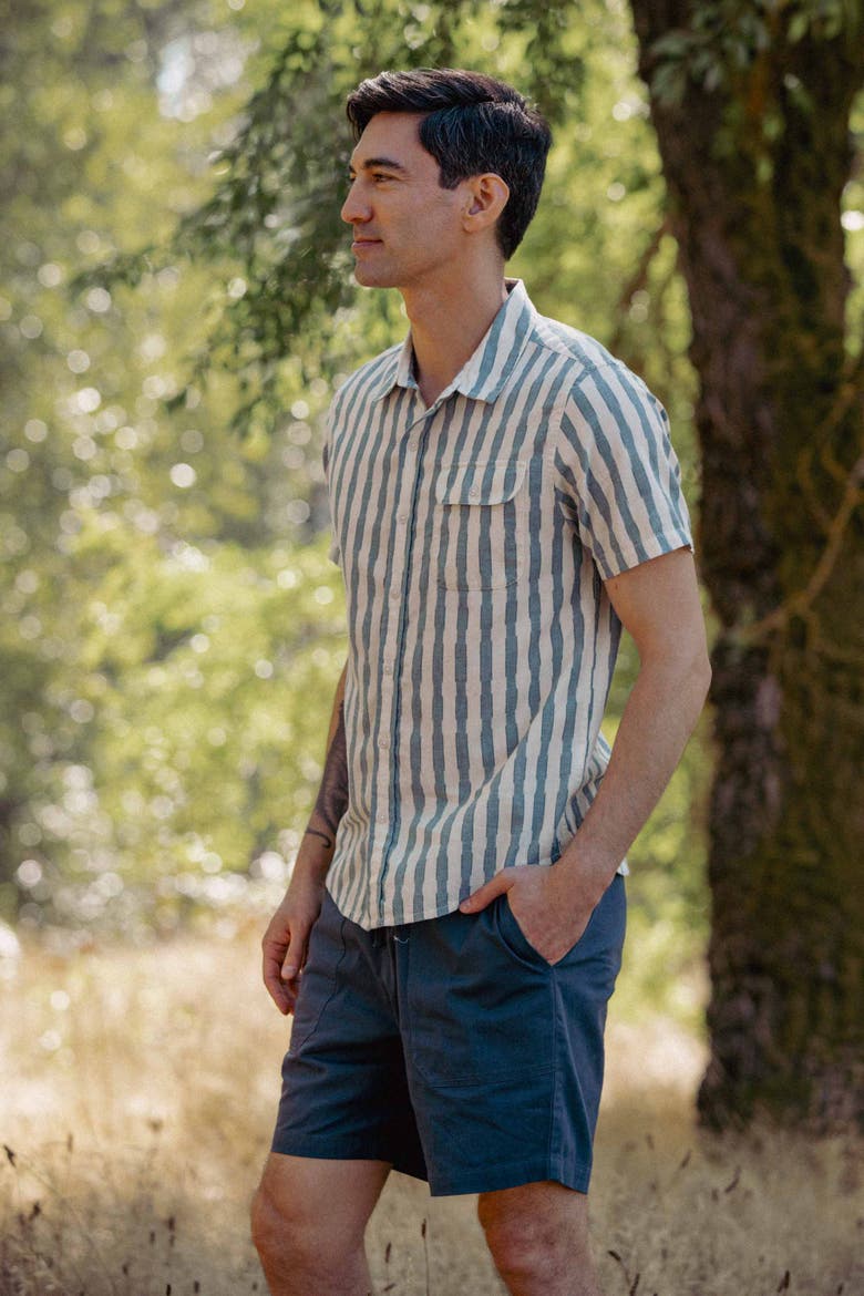 Marten Shirt, Alternate, color, Beach Stripe