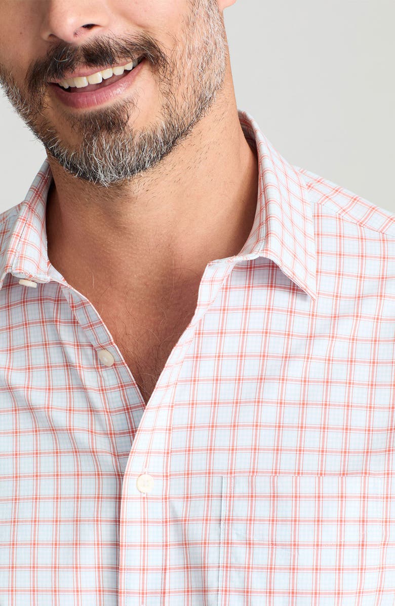 UNTUCKit Wells Check Performance Stretch Button-Up Shirt, Alternate, color, 