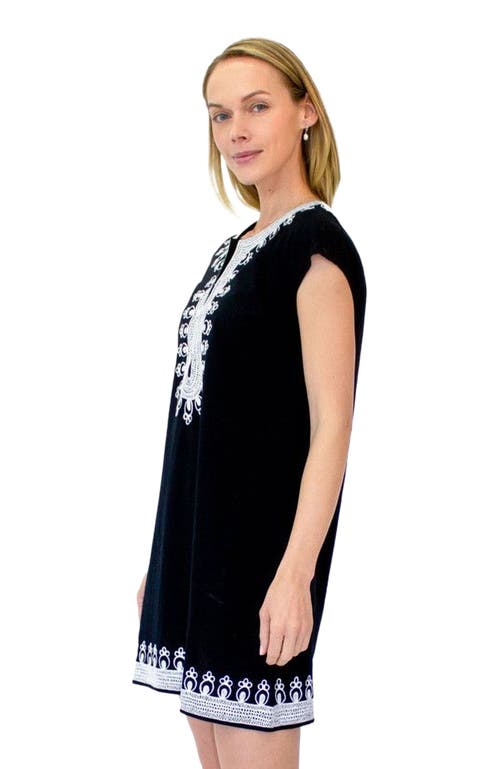 Calypso St. Barth Rowena Tunic in Black 