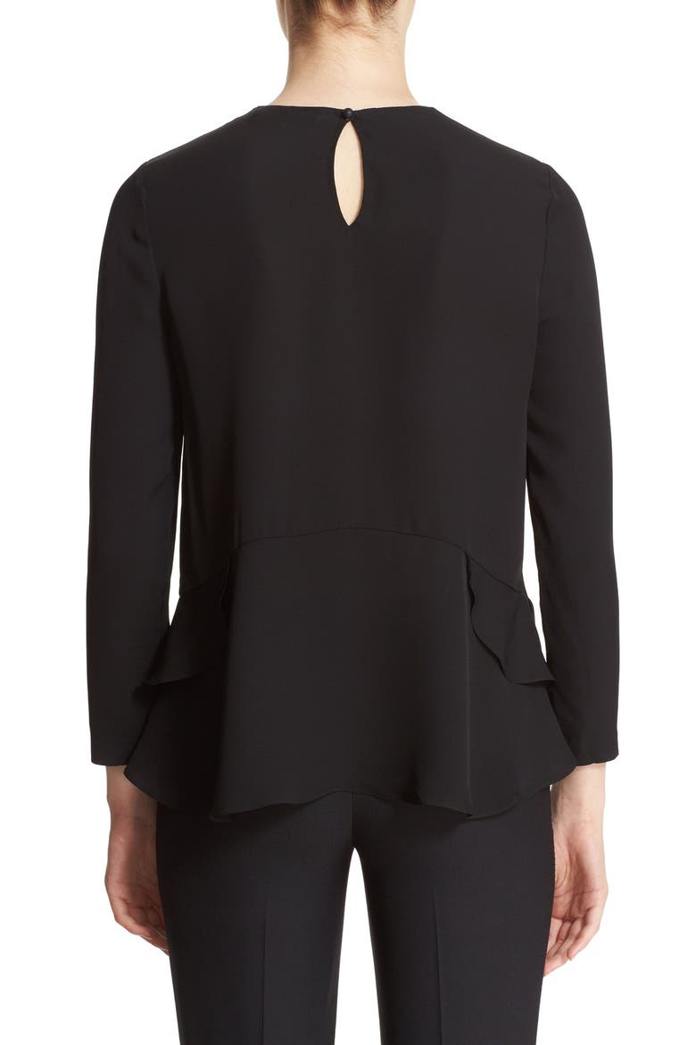'Galia' Blouse, Alternate, color, BLACK