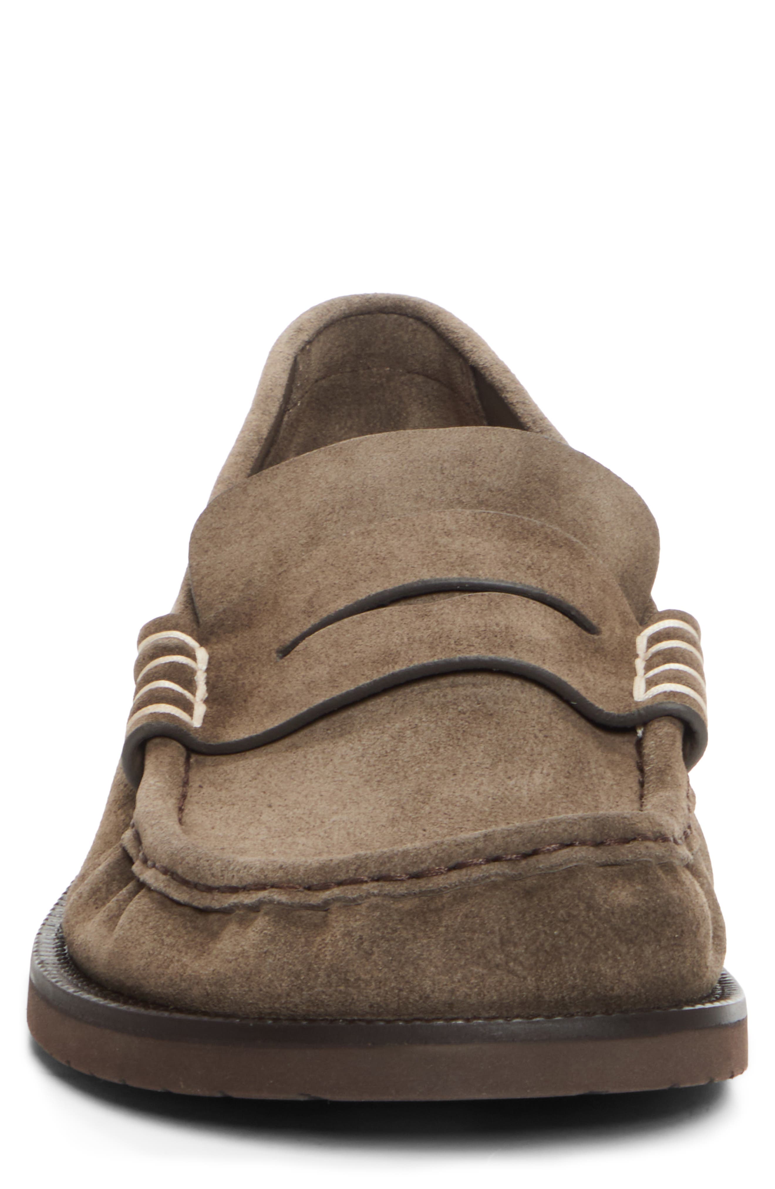 Penny Loafer, Alternate, color, DARK TAUPE