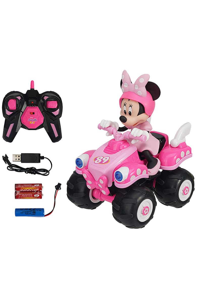 Minnie RC Toy Vehicle, Light Up, Remote Control, Alternate, color, Multicolored