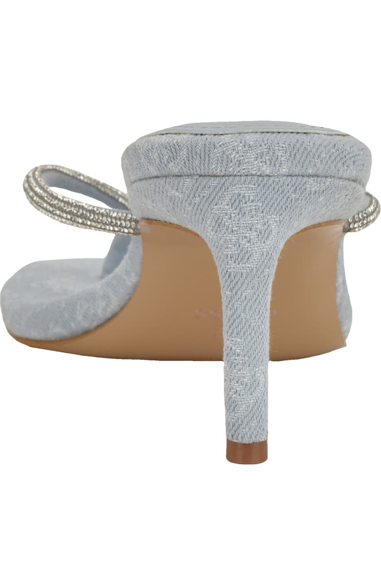 GUESS Crystal Embellished Sandal, Alternate, color, Light Blue