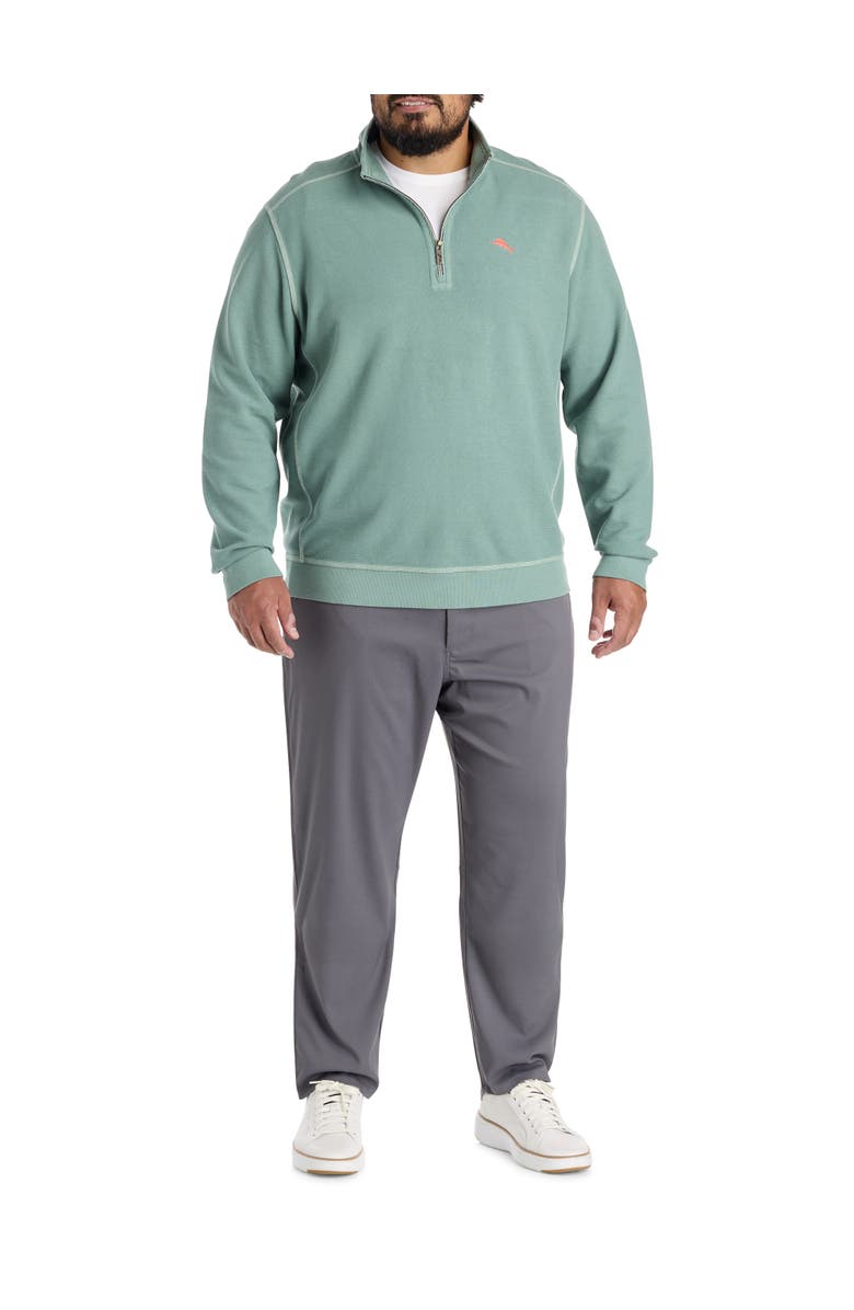 Tommy Bahama Big & Tall Montego Bay 1/2-Zip Pullover, Alternate, color, Dark Spa
