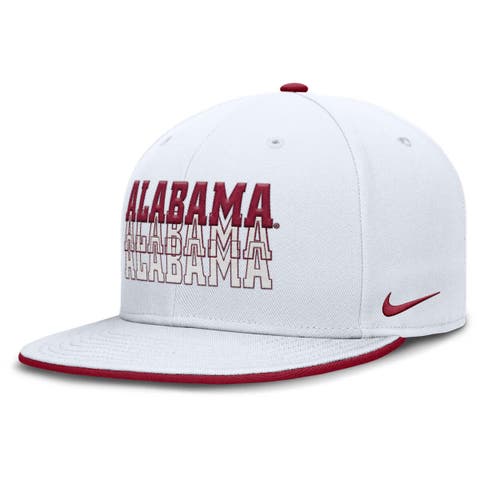 Men's Nike  White Alabama Crimson Tide True Primetime Performance Fitted Hat