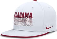 Nike Men's Nike  White Alabama Crimson Tide True Primetime Performance Fitted Hat